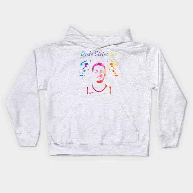 Donte Divincenzo Kids Hoodie by Moreno Art